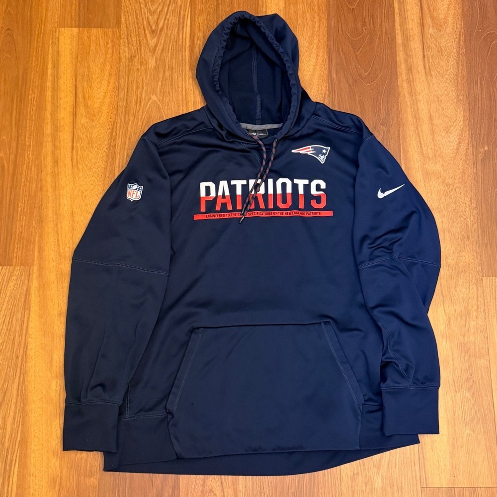 Nike New England Patriots NFL Hoodie Sweatshirt Men's Size XXL